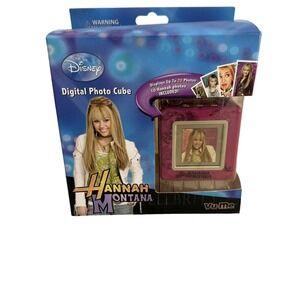 Hannah Montana Digital Photo Frame Cube with 1.5" Screen, Holds 70 Pictures